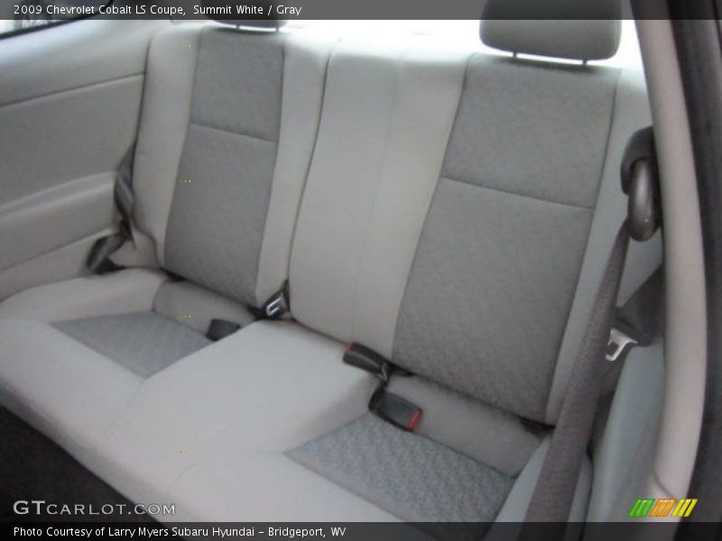 Rear Seat of 2009 Cobalt LS Coupe