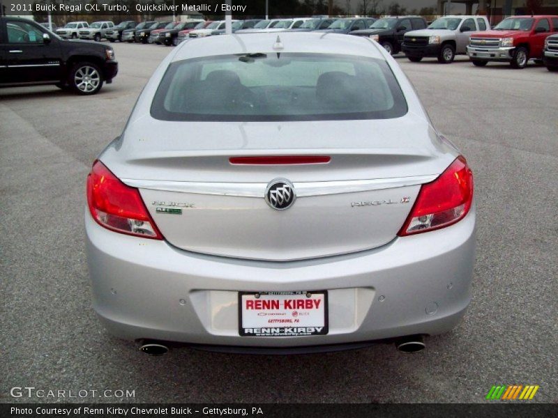 Quicksilver Metallic / Ebony 2011 Buick Regal CXL Turbo