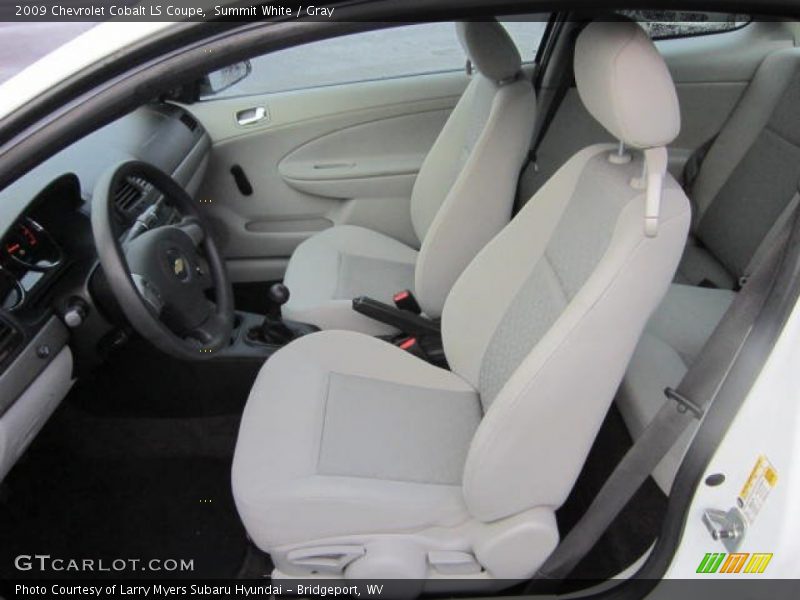 Front Seat of 2009 Cobalt LS Coupe