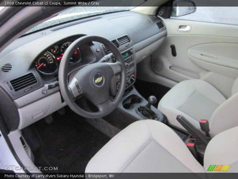 Gray Interior - 2009 Cobalt LS Coupe 