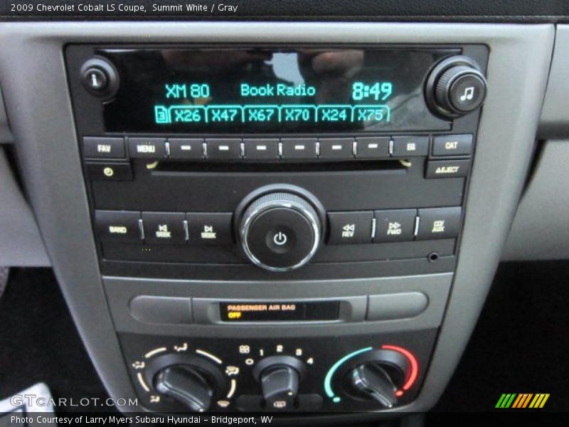 Audio System of 2009 Cobalt LS Coupe