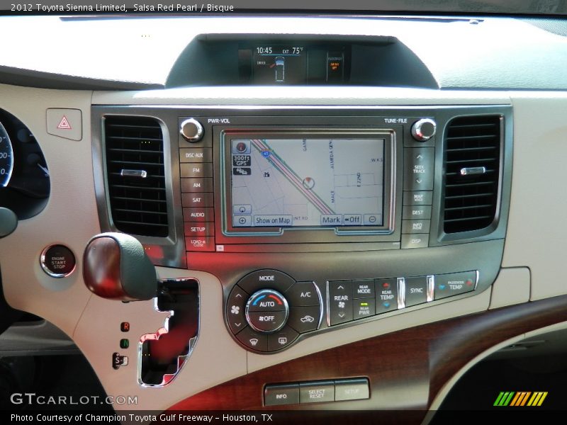 Salsa Red Pearl / Bisque 2012 Toyota Sienna Limited