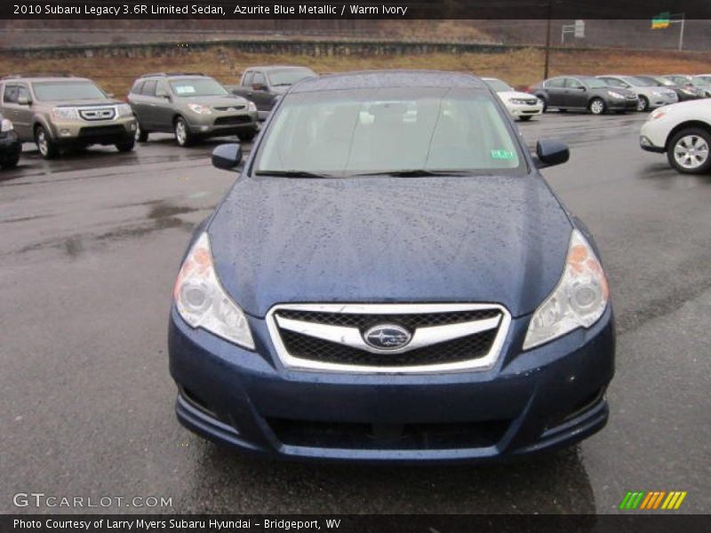 Azurite Blue Metallic / Warm Ivory 2010 Subaru Legacy 3.6R Limited Sedan