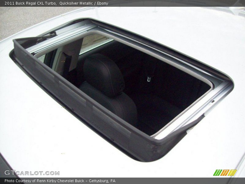 Sunroof of 2011 Regal CXL Turbo