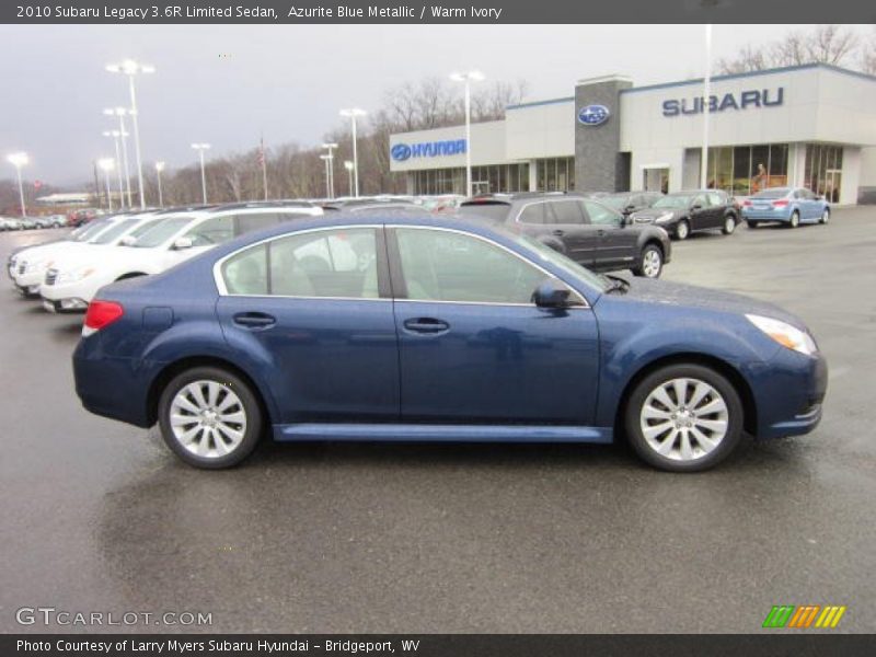  2010 Legacy 3.6R Limited Sedan Azurite Blue Metallic