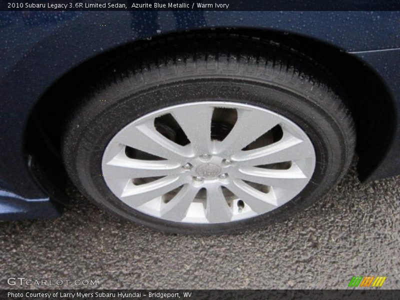 Azurite Blue Metallic / Warm Ivory 2010 Subaru Legacy 3.6R Limited Sedan