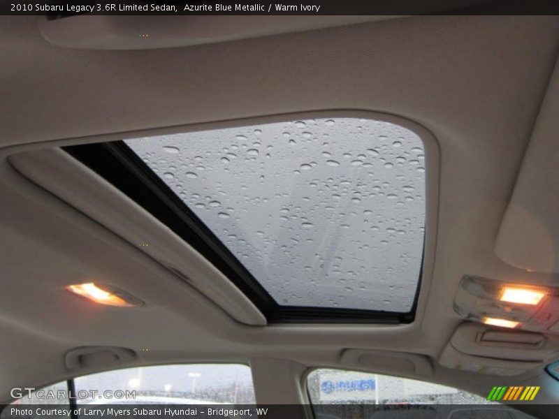 Azurite Blue Metallic / Warm Ivory 2010 Subaru Legacy 3.6R Limited Sedan