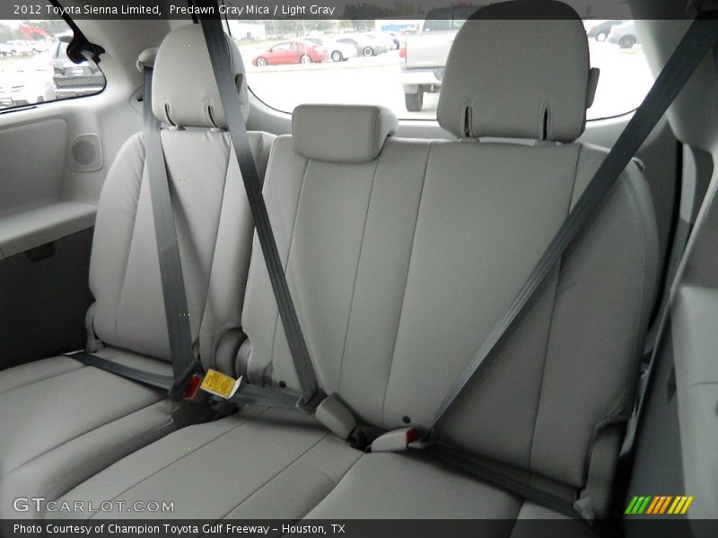 Predawn Gray Mica / Light Gray 2012 Toyota Sienna Limited