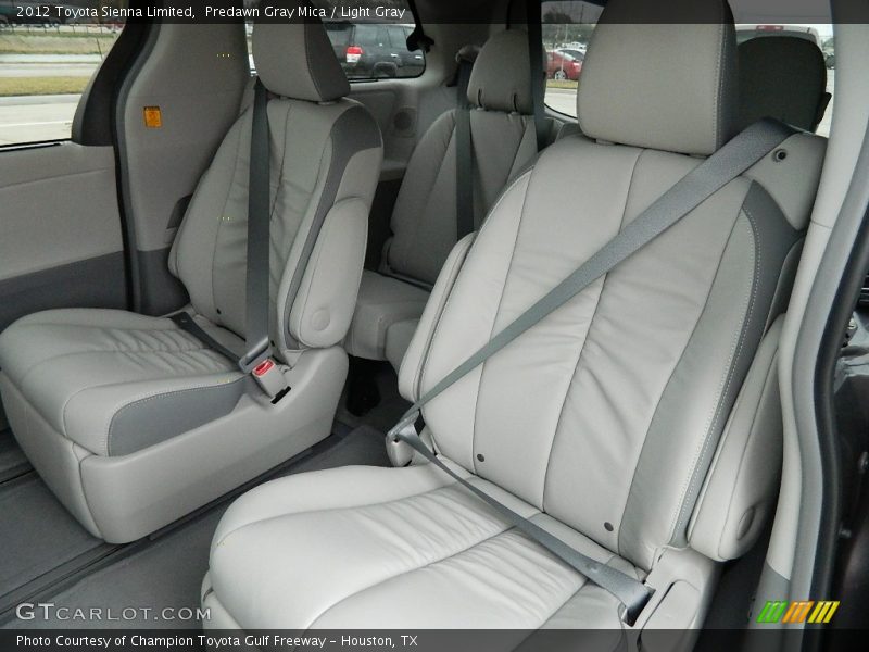 Predawn Gray Mica / Light Gray 2012 Toyota Sienna Limited