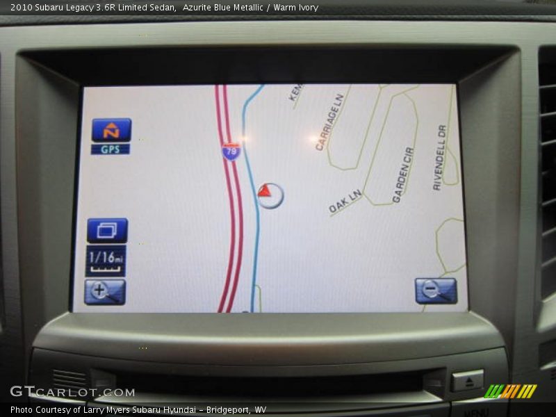 Azurite Blue Metallic / Warm Ivory 2010 Subaru Legacy 3.6R Limited Sedan