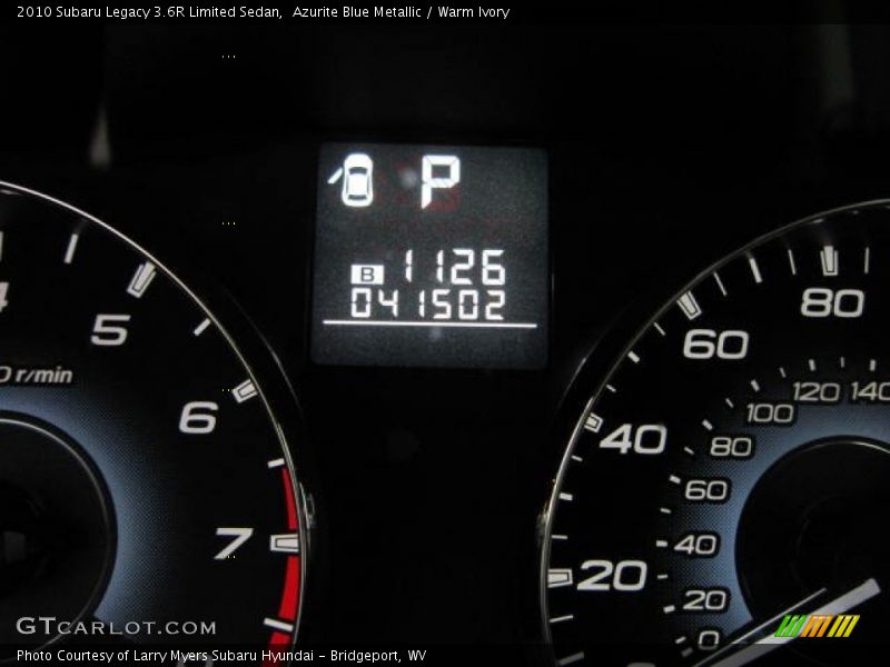 Azurite Blue Metallic / Warm Ivory 2010 Subaru Legacy 3.6R Limited Sedan