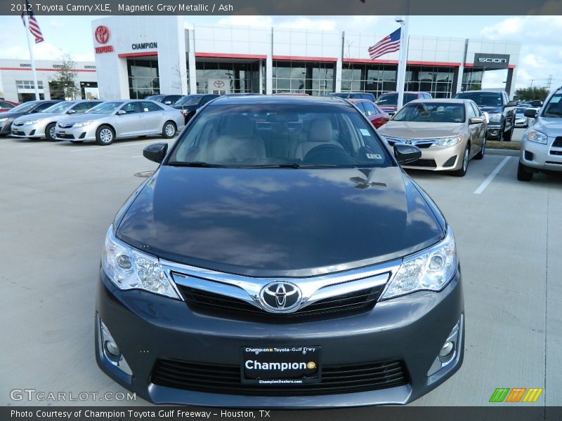 Magnetic Gray Metallic / Ash 2012 Toyota Camry XLE