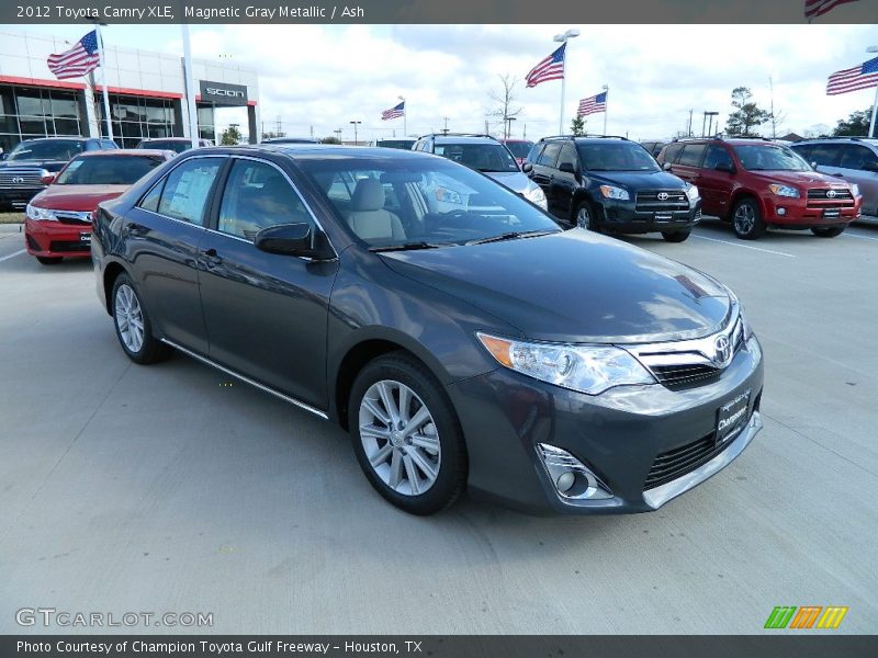 Magnetic Gray Metallic / Ash 2012 Toyota Camry XLE