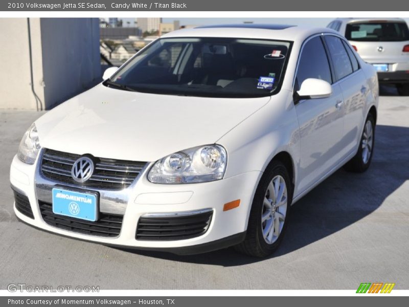 Candy White / Titan Black 2010 Volkswagen Jetta SE Sedan