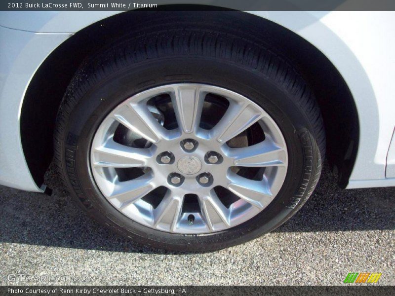 Summit White / Titanium 2012 Buick LaCrosse FWD