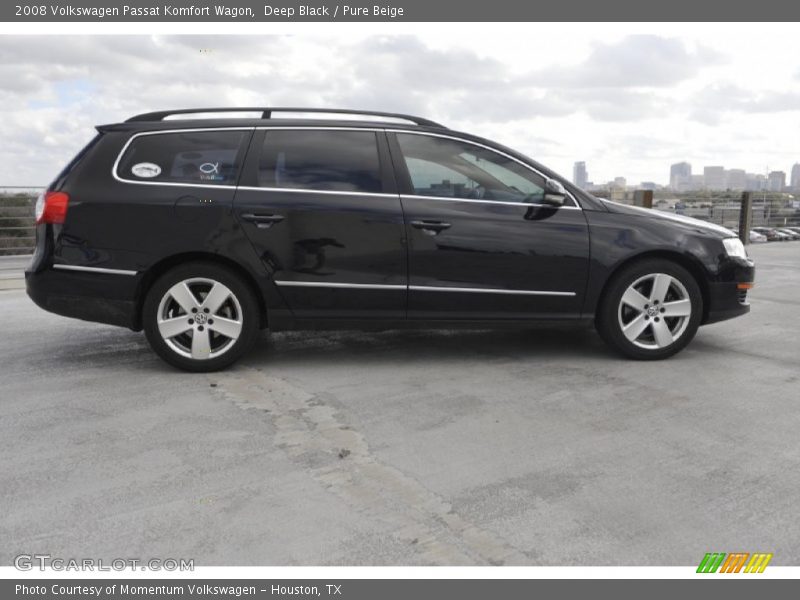 Deep Black / Pure Beige 2008 Volkswagen Passat Komfort Wagon