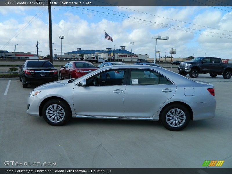  2012 Camry LE Classic Silver Metallic
