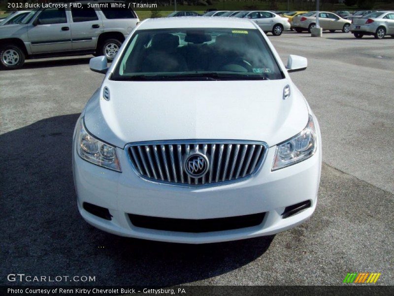 Summit White / Titanium 2012 Buick LaCrosse FWD