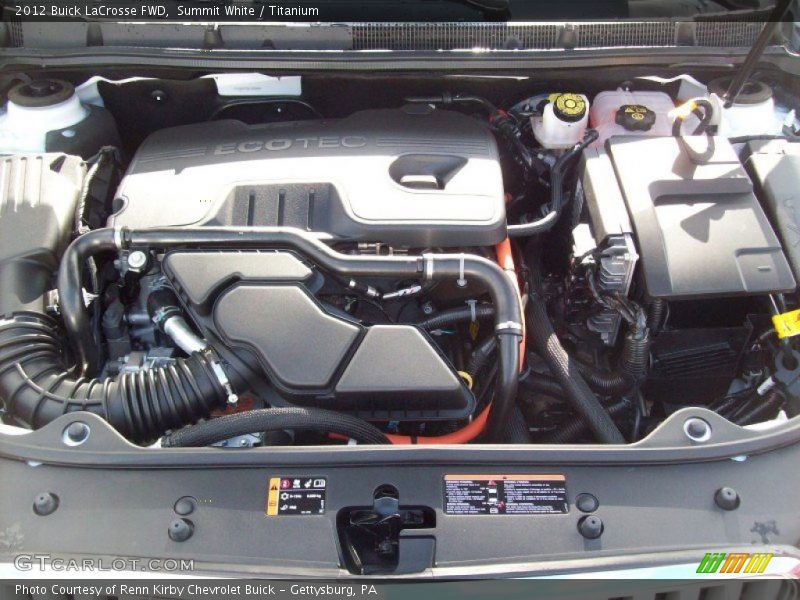  2012 LaCrosse FWD Engine - 2.4 Liter SIDI DOHC 16-Valve VVT 4 Cylinder Gasoline/eAssist Electric Motor