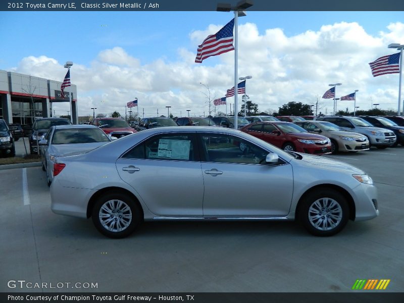 Classic Silver Metallic / Ash 2012 Toyota Camry LE