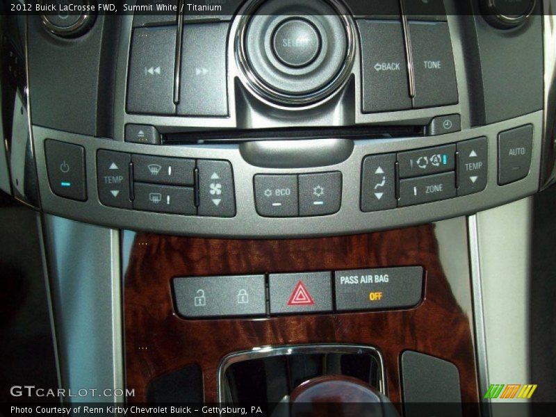 Controls of 2012 LaCrosse FWD