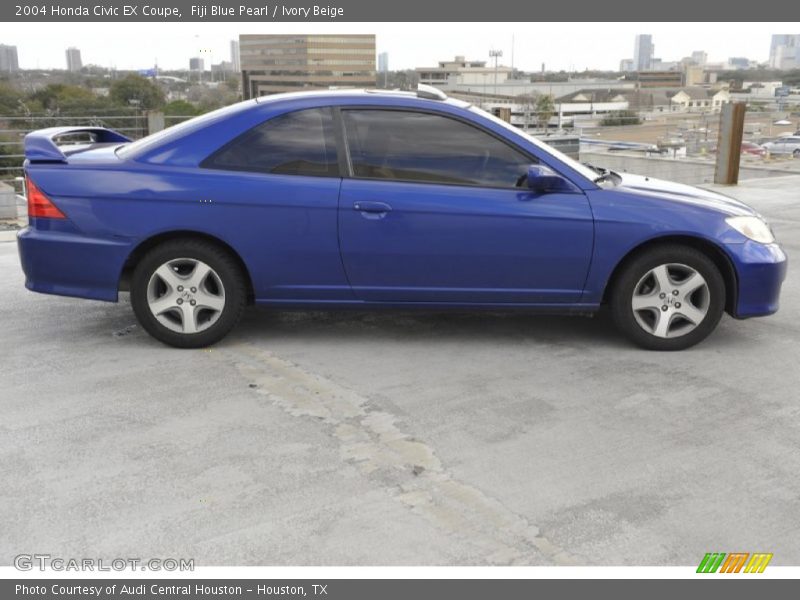 Fiji Blue Pearl / Ivory Beige 2004 Honda Civic EX Coupe