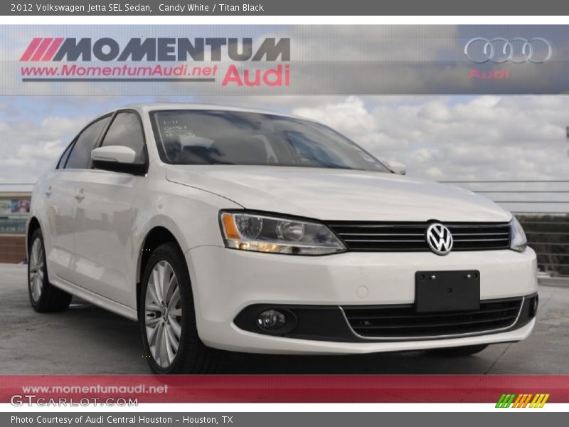 Candy White / Titan Black 2012 Volkswagen Jetta SEL Sedan