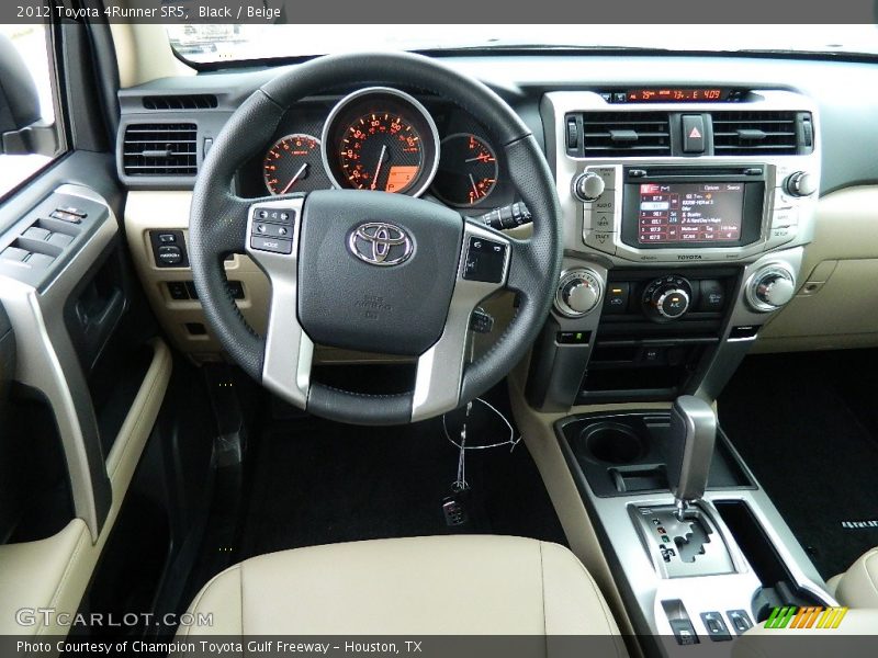 Dashboard of 2012 4Runner SR5