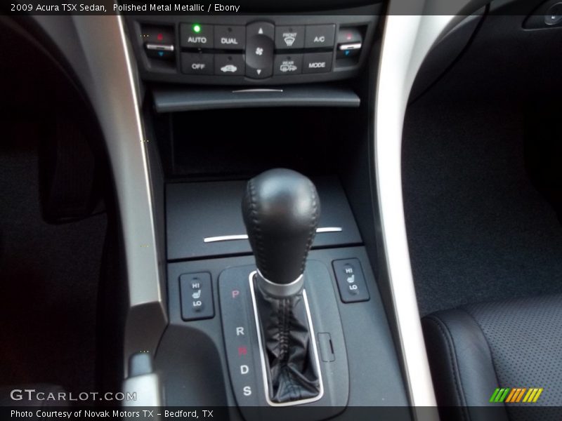 Polished Metal Metallic / Ebony 2009 Acura TSX Sedan