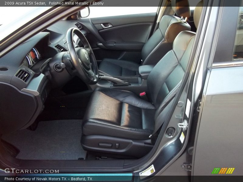 Polished Metal Metallic / Ebony 2009 Acura TSX Sedan