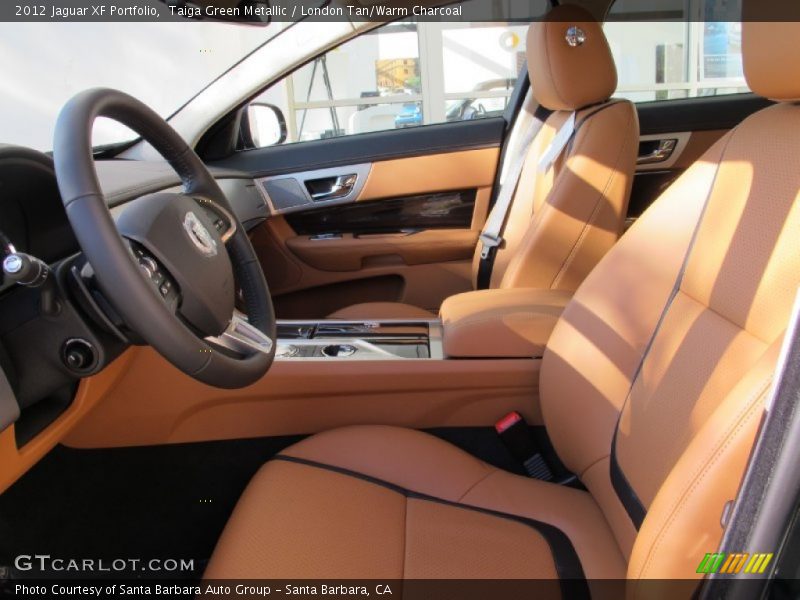 Taiga Green Metallic / London Tan/Warm Charcoal 2012 Jaguar XF Portfolio