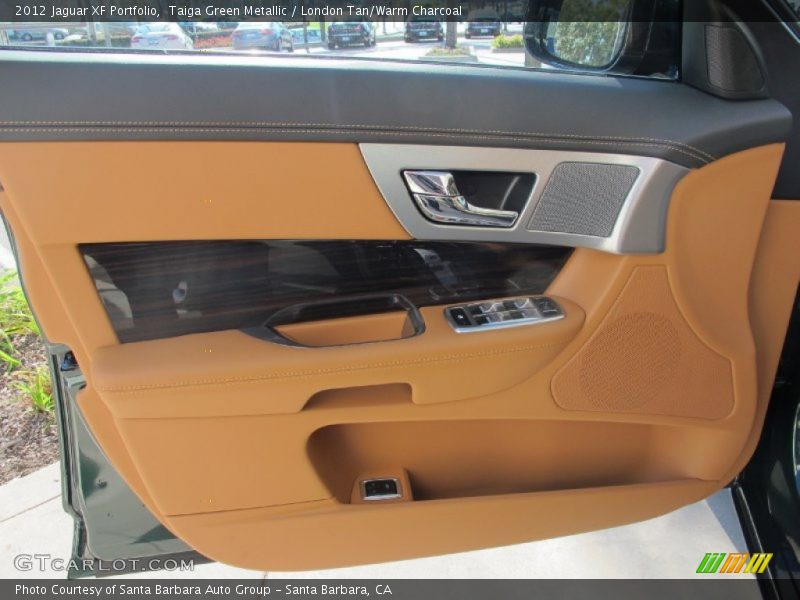 Taiga Green Metallic / London Tan/Warm Charcoal 2012 Jaguar XF Portfolio