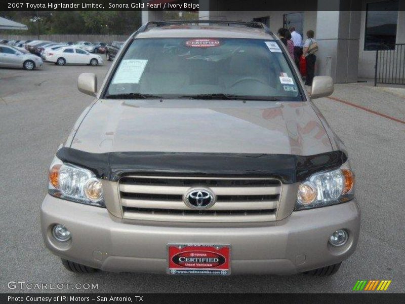 Sonora Gold Pearl / Ivory Beige 2007 Toyota Highlander Limited