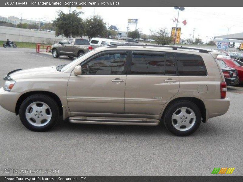 Sonora Gold Pearl / Ivory Beige 2007 Toyota Highlander Limited