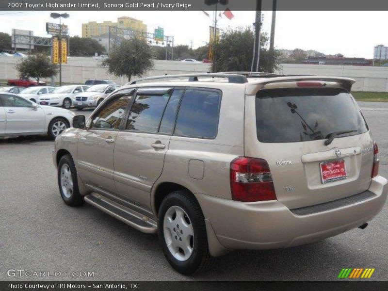 Sonora Gold Pearl / Ivory Beige 2007 Toyota Highlander Limited