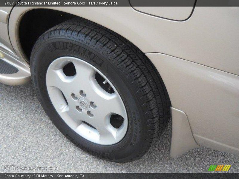 Sonora Gold Pearl / Ivory Beige 2007 Toyota Highlander Limited