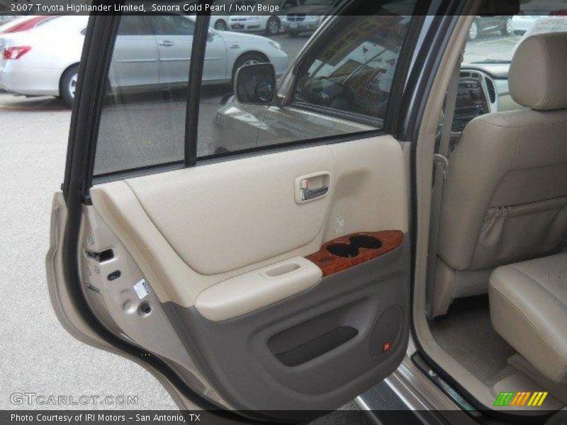 Sonora Gold Pearl / Ivory Beige 2007 Toyota Highlander Limited