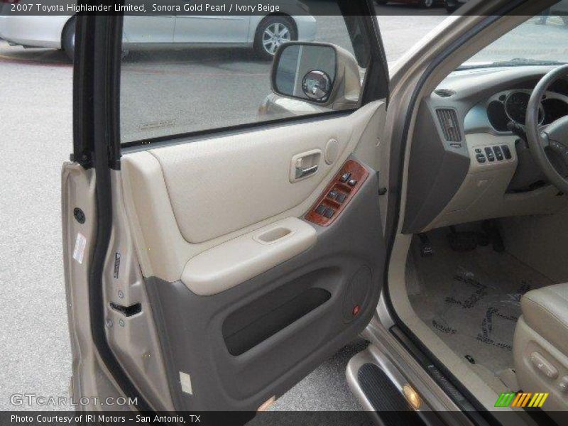 Sonora Gold Pearl / Ivory Beige 2007 Toyota Highlander Limited