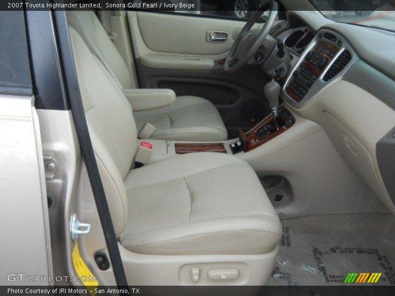 Sonora Gold Pearl / Ivory Beige 2007 Toyota Highlander Limited