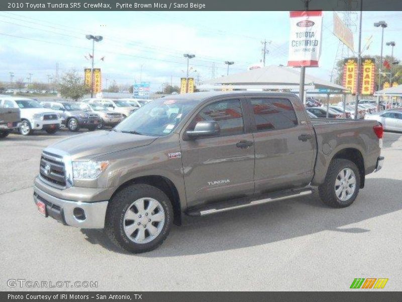 Pyrite Brown Mica / Sand Beige 2010 Toyota Tundra SR5 CrewMax