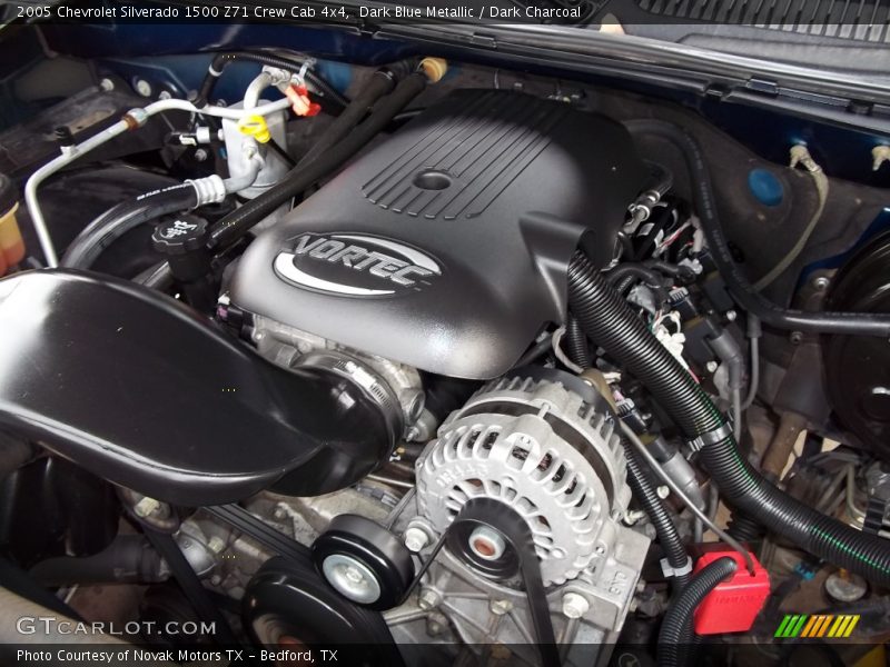 Dark Blue Metallic / Dark Charcoal 2005 Chevrolet Silverado 1500 Z71 Crew Cab 4x4