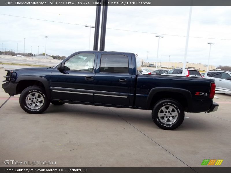 Dark Blue Metallic / Dark Charcoal 2005 Chevrolet Silverado 1500 Z71 Crew Cab 4x4