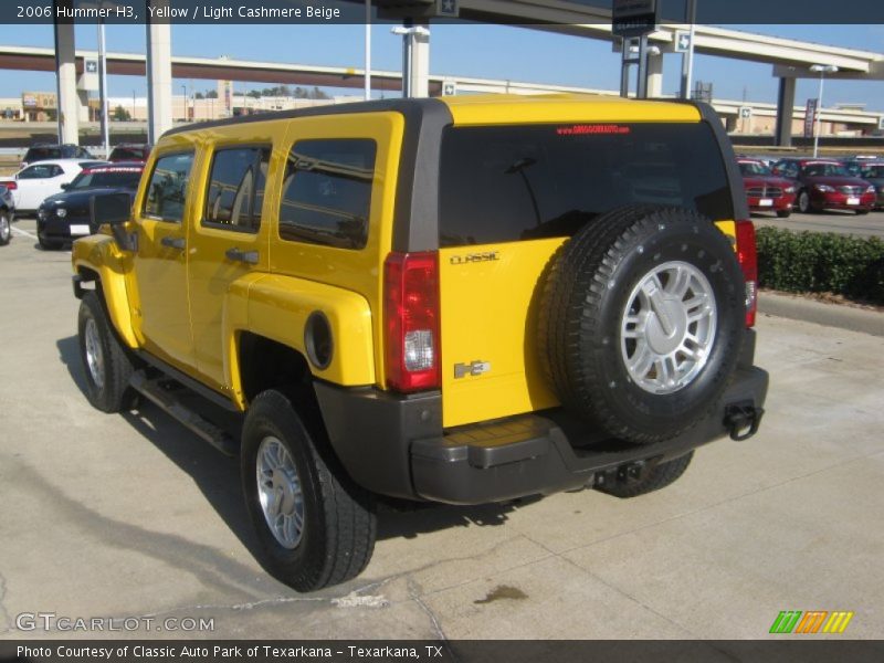Yellow / Light Cashmere Beige 2006 Hummer H3
