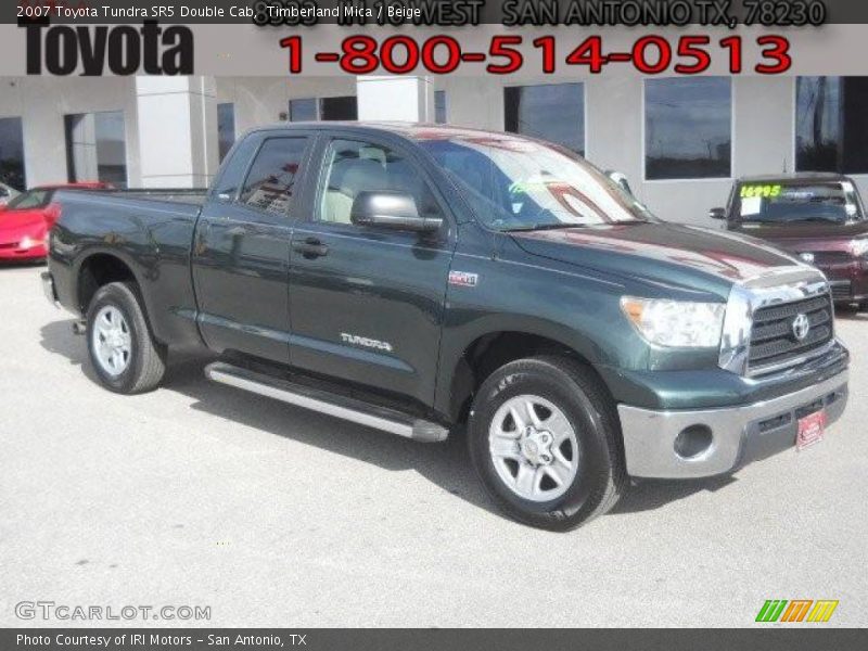 Timberland Mica / Beige 2007 Toyota Tundra SR5 Double Cab