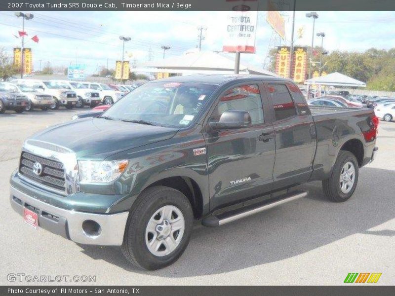 Timberland Mica / Beige 2007 Toyota Tundra SR5 Double Cab