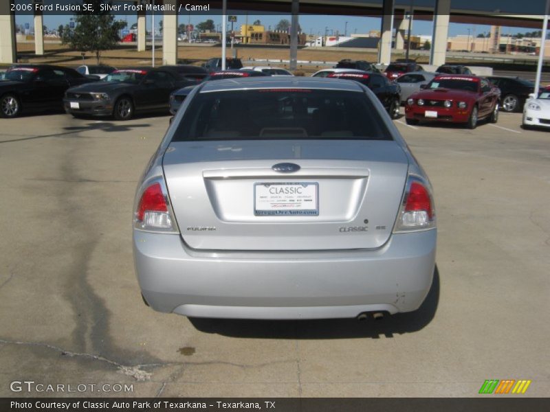 Silver Frost Metallic / Camel 2006 Ford Fusion SE