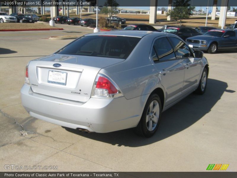 Silver Frost Metallic / Camel 2006 Ford Fusion SE