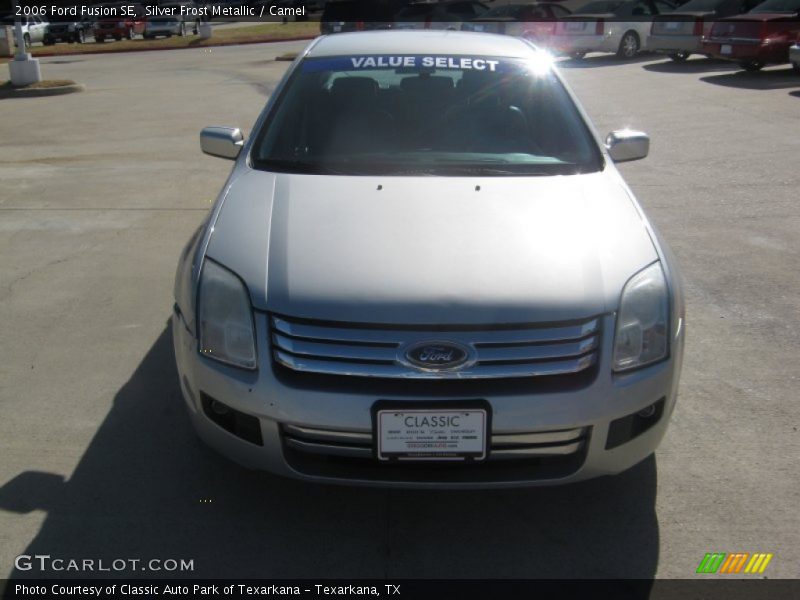 Silver Frost Metallic / Camel 2006 Ford Fusion SE