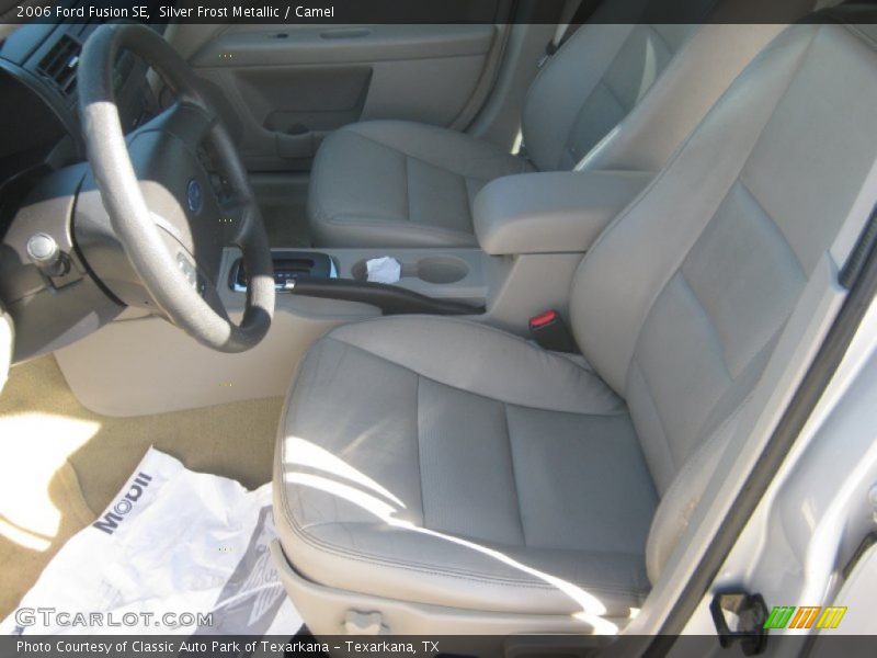 Silver Frost Metallic / Camel 2006 Ford Fusion SE