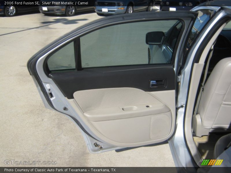 Silver Frost Metallic / Camel 2006 Ford Fusion SE